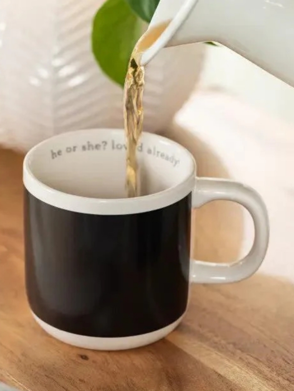 Demdaco Gender Reveal Mug IT'S A BOY. Baby Boy NWT - Picture 3 of 5